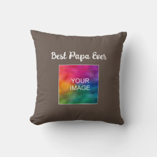 Maßgeschneiderte Typografie-Vorlage Beste Papa je Kissen
