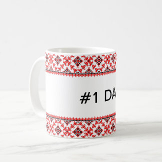 Maßgeschneiderte ukrainische Stickerei Vyshyvanka  Kaffeetasse