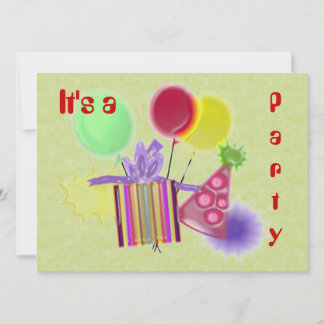 Maßgeschneiderte Ur-Party Einladung