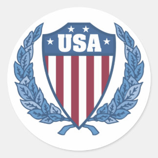 Maßgeschneiderte USA Emblem Stickers