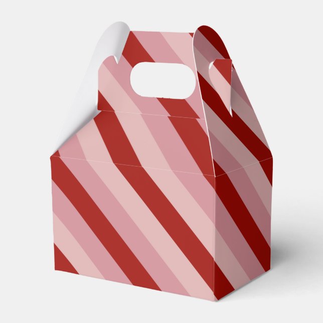 Maßgeschneiderte Valentinstreifen Geschenkschachtel (Rückseite)