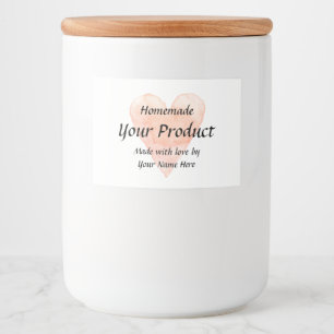 Maßgeschneiderte Vintage Dosendeckeljar Lebensmitteletikett