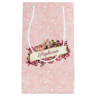 Maßgeschneiderte Vintage Niedliche Girly Floral Br Kleine Geschenktüte