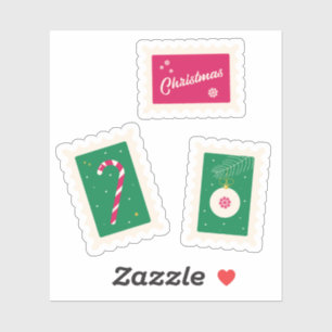 Maßgeschneiderte Vinyl Sticker Porto Weihnachtsfei