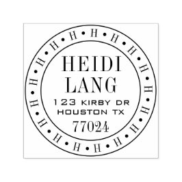 Maßgeschneiderte Vorlage für die 1.5"x1.5"-Briefma Permastempel