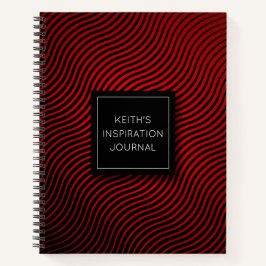 Maßgeschneiderte Vorsicht Notizbuch