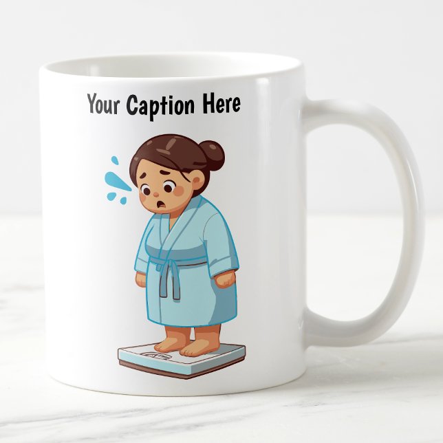 Maßgeschneiderte Waage für das Gewicht des Cartoon Kaffeetasse (Von Creator hochgeladen)