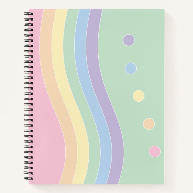 Maßgeschneiderte Waves of Delight (Fusion Notebook Notizbuch (Vorderseite)