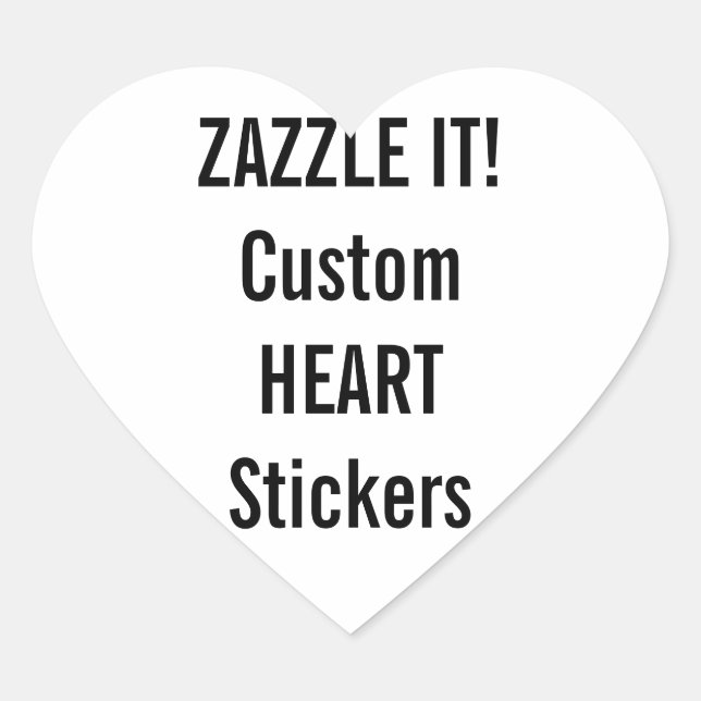 Maßgeschneiderte Weihnachts-HERZ-Sticker Blank Tem Herz-Aufkleber (Vorderseite)