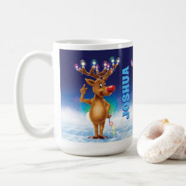 Maßgeschneiderte Weihnachts-Tasse, Rudolph und Lic Kaffeetasse