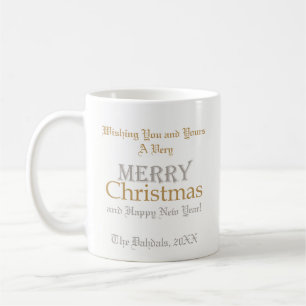 Maßgeschneiderte Weihnachts- und Silberfestivals - Kaffeetasse