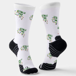 Maßgeschneiderte Weihnachtssocken, Funny Beat Gesi Socken
