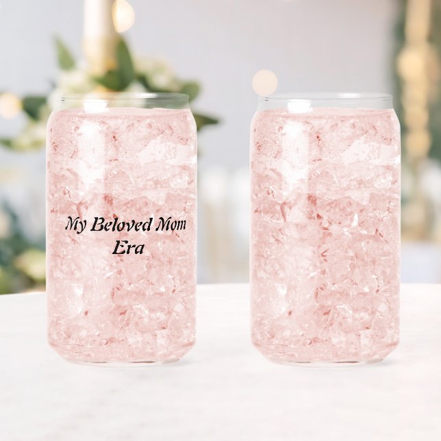 Maßgeschneiderte Weinbrille für den Muttertag Dosenglas (Insitu (Hochzeit))
