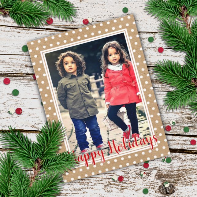 Maßgeschneiderte, weiße Punkte auf Imitate Kraft U Karte (Von Creator hochgeladen)