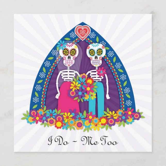 Maßgeschneiderte Zuckerkulle und Blume - Lila Bkgn (Rückseite)