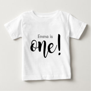 Maßgeschneiderter 1-jähriger Baby Girl T - Shirt
