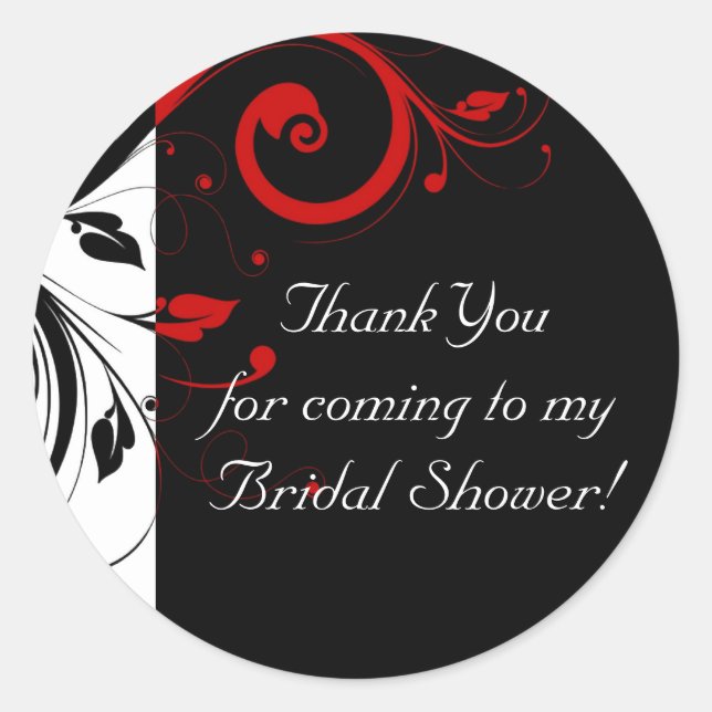 Maßgeschneiderter Aufkleber mit schwarzer, weißer, (Vorderseite)