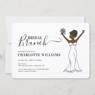 Maßgeschneiderter Avatar Bridal Brunch  Kurzes Haa Einladung