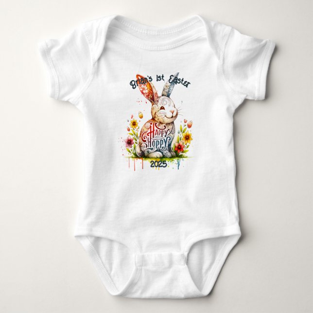 Maßgeschneiderter Baby Bodysuit mit erlesenem Sonn Baby Strampler (Vorderseite)