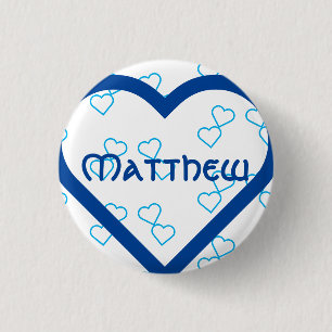 Maßgeschneiderter Babyname 3 cm runde Abzeichen Button