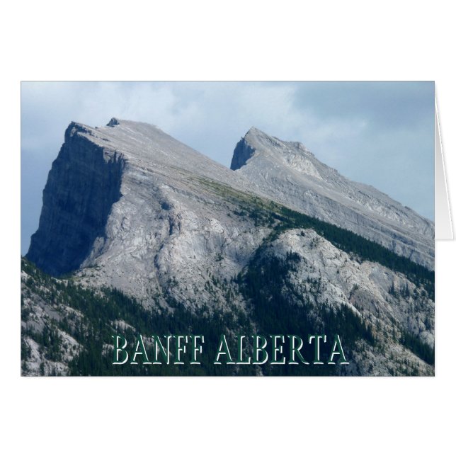 Maßgeschneiderter Banff Alberta Card Banff Souveni (Vorderseite (Horizontal))
