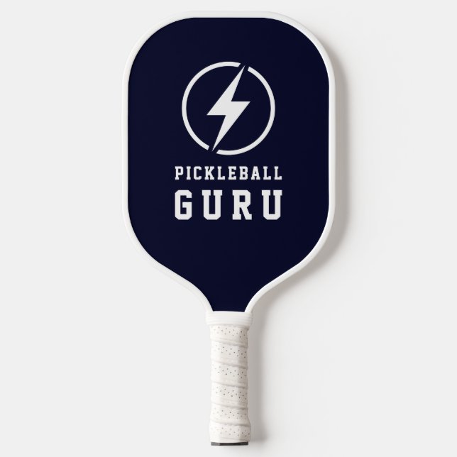 Maßgeschneiderter Blitz für Pickleball Guru Monogr Pickleball Schläger (Vorderseite)