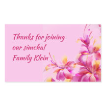 Maßgeschneiderter Blumenaufkleber für Jugendherber