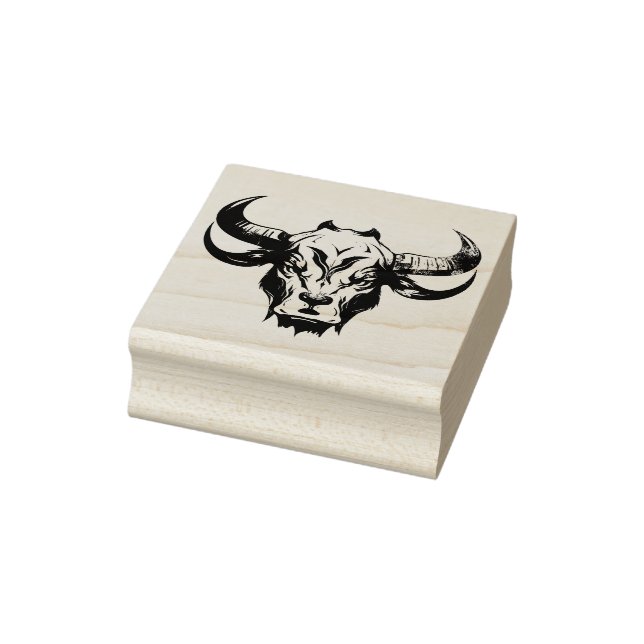Maßgeschneiderter Bull Gummistempel (Stempel)