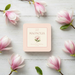 Maßgeschneiderter Business-Sticker für Magnolia Ha Quadratischer Aufkleber