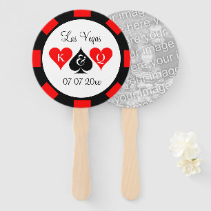 Maßgeschneiderter Chip-Handventilator für Vegas Ho Fächer