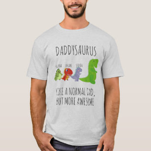 Maßgeschneiderter Daddysaurus T-Shirt