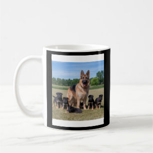 Maßgeschneiderter Deutscher Hirte mit Adorable Wel Kaffeetasse