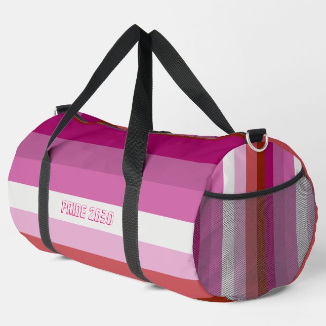 Maßgeschneiderter Duffel-Beutel - Lesbischer Stolz Duffle Bag (Rechte Ecke)