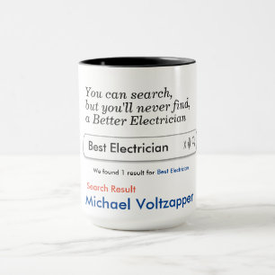 Maßgeschneiderter Elektromantel Tasse
