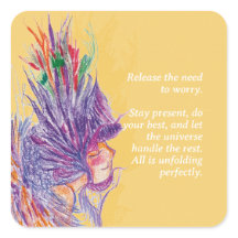 Maßgeschneiderter Fairy-Sticker für die Blume