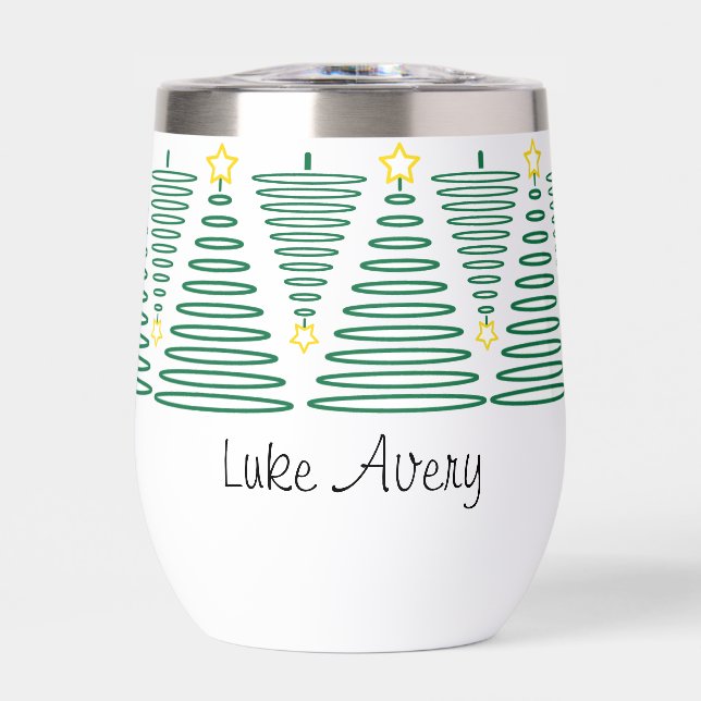 Maßgeschneiderter Ferienbaum Flasche-Wein (Vorderseite)