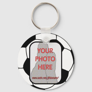 Maßgeschneiderter Foto-Fußballball Schlüsselanhänger