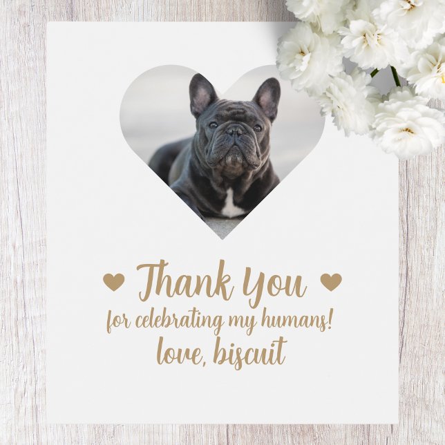 Maßgeschneiderter Foto Hund I do to Wedding Wine L Weinetikett (Von Creator hochgeladen)