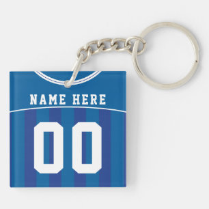 Maßgeschneiderter Fußball-Jersey-Keyring, Fußball Schlüsselanhänger