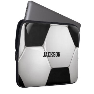Maßgeschneiderter Fußballball Laptopschutzhülle