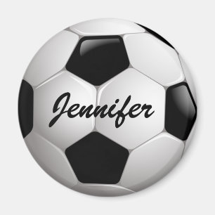 Maßgeschneiderter Fußballball Magnet