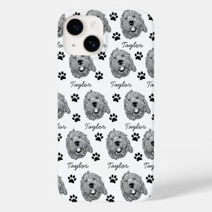 Maßgeschneiderter Goldendoodle Hund Personalisiert Case-Mate iPhone 14 Hülle