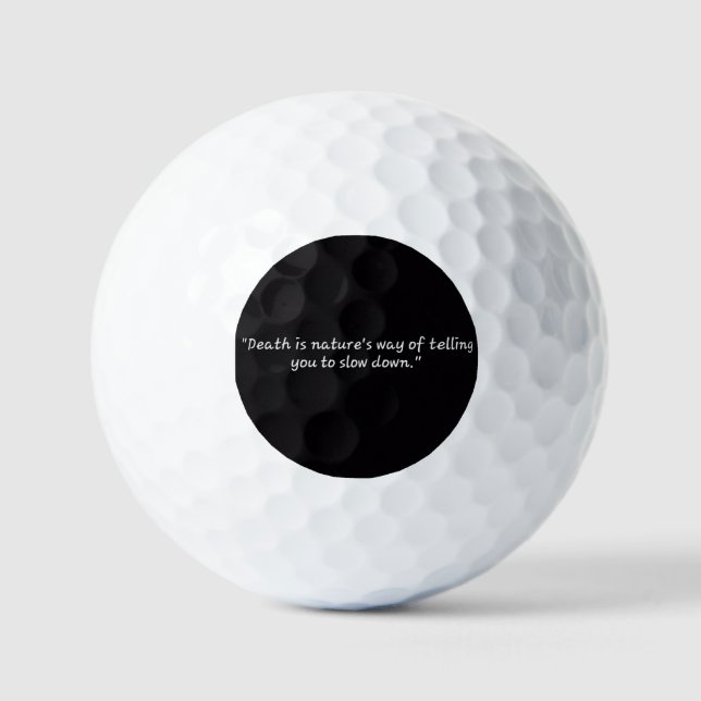 Maßgeschneiderter Golf-Ball mit motivierend Angebo Golfball (Vorderseite)
