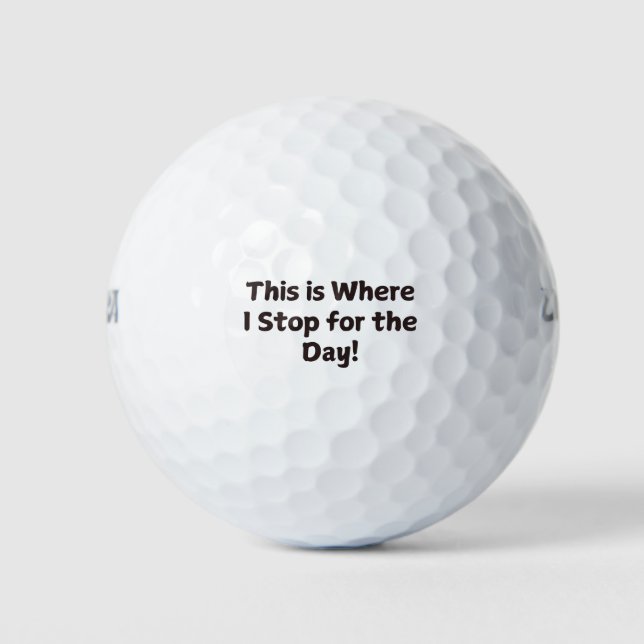 Maßgeschneiderter Golfball für jeden Golfer (Vorderseite)