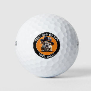 Maßgeschneiderter Golfball mit Hundebild