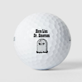 Maßgeschneiderter Grabstein Golfball