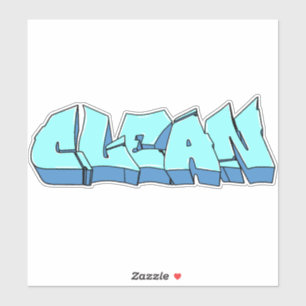 Maßgeschneiderter Graffiti Vinyl Sticker