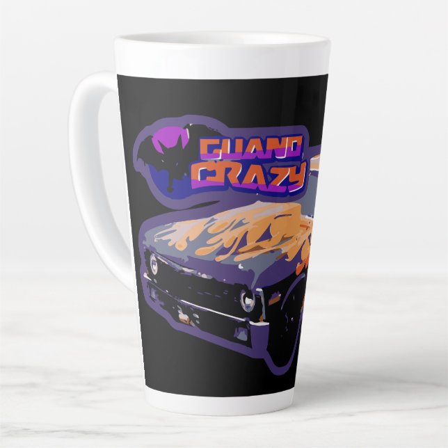 Maßgeschneiderter großer Kaffeecup Milchtasse (Linke Ecke)