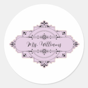 Maßgeschneiderter Hochzeitsticker Runder Aufkleber