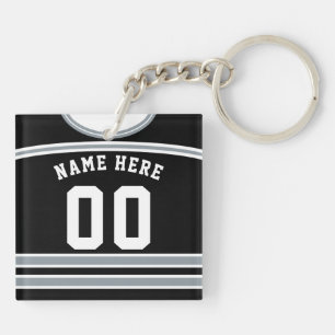 Maßgeschneiderter Hockey Jersey Keyring, Lacrosse Schlüsselanhänger